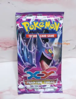 New Sealed Pokemon XY Phantom Forces Gengar Art Booster Pack - Collectible Gift - Image 1