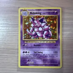 Nidoking 45/108 Holo Rare - Evolutions - Pokemon - LP - Image 1