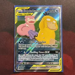 Pokemon Slowpoke Psyduck GX Alternate Full Art 218/236 Sm-Unified Minds Holo HP - Image 1