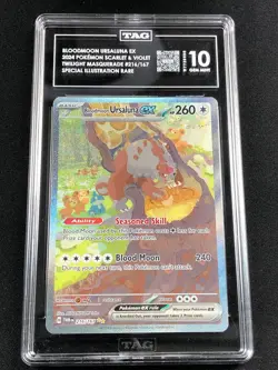 Pokemon 2024 Bloodmoon Ursaluna EX 216/167 TAG 10 - Image 1