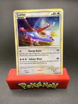 *LP* SWIRL Latias Holo Pokemon HeartGold & SoulSilver #HGSS10 Black Star Promo - Image 1