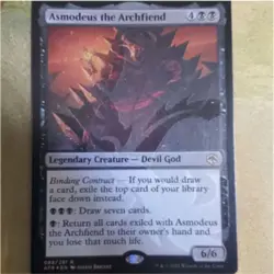 Mtg Archfiend Asmodeus Ampersand English Version Promo Foil - Image 1