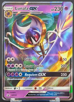 Pokemon Lunala GX #SM103 Black Star Promo (LP) - Image 1
