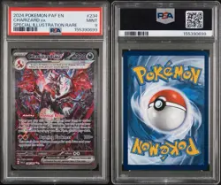 2024 POKEMON PAF EN-PALDEAN FATES SPECIAL ILLUSTRATION RARE CHARIZARD EX PSA 9 - Image 3
