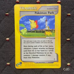 Pokemon Park Aquapolis 131/147 e-Reader Pokemon TCG WotC | Kazuo Yazawa| DAMAGED - Image 1