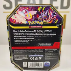 Pokemon TCG Mega Moonlit Mega Clefable Tin Authentic Sealed SHIPS SAME DAY - Image 2