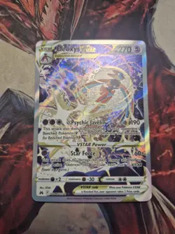 Deoxys VSTAR Ultra Rare Pokemon Crown Zenith: Galarian Gallery GG46/GG70 NM/LP - Image 1