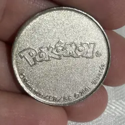 Pokemon Lugia 2001 Silver Coin Wizards Nintendo Vintage - Image 1