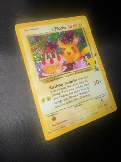 Birthday Pikachu 24/53 Pokemon TCG Celebrations Classic Collection NM pack fresh - Image 3