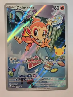 Pokemon TCG Chimchar Black Star Promo 041 Holo Promo - Image 2
