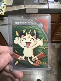 Pokemon Meowth #52 Topps TV Animation Edition Heroes & Villians HV9 Vintage - Image 1