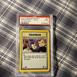 HERE COMES TEAM ROCKET! HOLO 15/82 1ST EDITION ROCKET POKEMON PSA 9 - Image 1