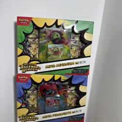 Pokemon Mega Evolution AH Mega Emboar Feraligatr Megnium ex boxes x 3 - Image 2
