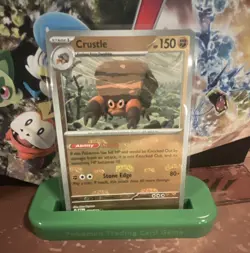 Pokemon Company Crustle 052/086 Sv: Black Bolt English MASTER BALL reverse holo - Image 1