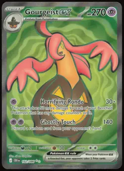 Gourgeist ex 102/086 Ultra Rare ME04: Chaos Rising Pokemon NM - Image 1