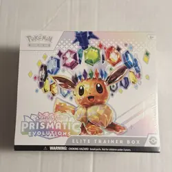 Pokemon Prismatic Evolutions Elite Trainer Box SMALL TEAR - Image 1
