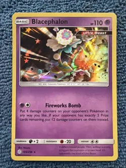 Blacephalon 104/236 LP - Holo Rare Cosmic Eclipse Pokemon Holo - Image 1