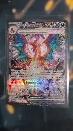 Charizard ex 223/197 Special Illustration Rare Obsidian Flames Pokemon NM - Image 1