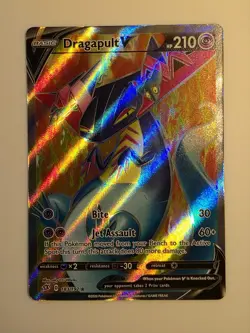 Dragapult V 183/192 Ultra Rare Rebel Clash Pokemon Near Mint - Image 1