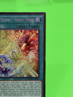 Yu-Gi-Oh Maze Of Muertos Mikanko Shinbu - Noble Twins Secret Rare MZMU-EN019 NM! - Image 5