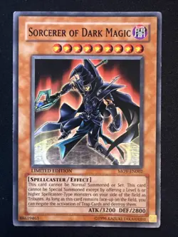 Sorcerer of Dark Magic MOV-EN002 Limited Edition Yu-Gi-Oh Movie Promo - Image 1