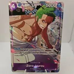 One Piece CCG Zoro-Juurou ST18-004 Emperors New World Treasure Rare Foil EN - Image 2