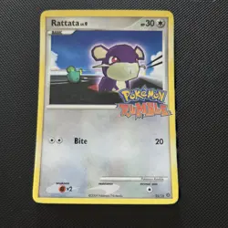 Pokemon Card - Rattata 15/16 Pokemon Rumble Stamped Promo Nintendo 2009 - Image 1