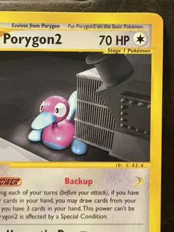 Pokemon TCG Porygon2 Aquapolis Non-Holo Rare Card 28/147 LP/MP - Image 3