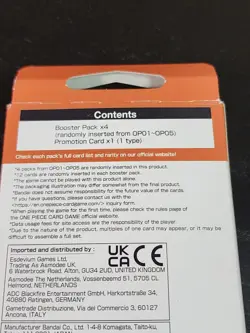 One Piece CCG Sealed Box TREASURE BOOSTER SET Four Packs + Promo Card ENGLISH - Image 3