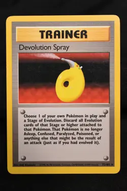 Devolution Spray 72/102 LP+ Base Set Regular Rare Unlimited Pokemon TCG Card - Image 1