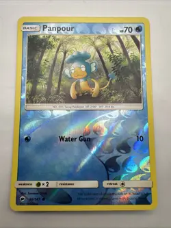 36/147 Panpour Common Reverse Holo: Pokemon Trading Card Game Burning Shadows - Image 1