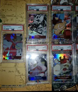 2023 One Piece Gift Collection Complete 13 Card PSA 10 set - Image 3