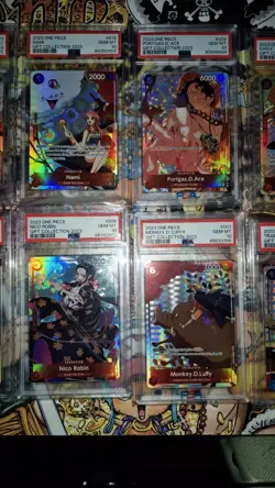 2023 One Piece Gift Collection Complete 13 Card PSA 10 set - Image 4