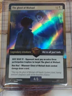 World War Woke Holo Foil 6 Card Lot Ghost of Michael Darth Hilary Campus Crusade - Image 3