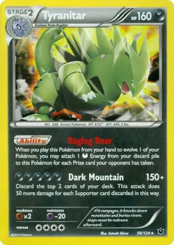 Tyranitar - 56/124 (Cosmos Holo) Promo Miscellaneous Cards & Products 056/124 NM - Image 1