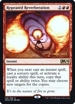 Repeated Reverberation - Foil Prerelease Promo M20 LP MTG - Image 1
