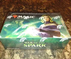 Magic the Gathering Draft Booster Box War of the Spark, 36-Pack, Sealed English - Image 1