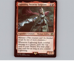 MTG - Lightning Security Sergeant - Free P+P - Image 1