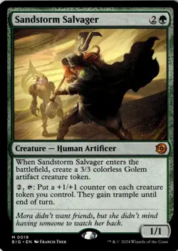 Sandstorm Salvager Outlaws of Thunder Junction: the Big Score Regular NM M 0019 - Image 1