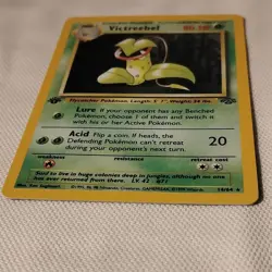 Pokemon TCG Victreebel 14/64 Jungle 1st Edition Holo Rare ENG 1999 HP80 - Image 2