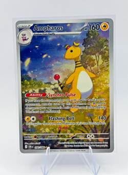Pokemon Ampharos 090/086 Illustration Rare IR Chaos Rising NM Holo - Image 1