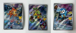 Pokemon 30th Anniversary 1st Partner Sinnoh Starter Set Turtwig Piplup Chimchar - Image 1