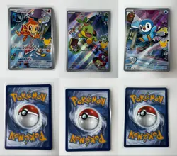 Pokemon 30th Anniversary 1st Partner Sinnoh Starter Set Turtwig Piplup Chimchar - Image 3