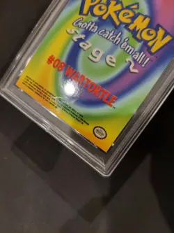 PSA 9 Wartortle Foil Topps Pokemon Movie Edition - Image 3