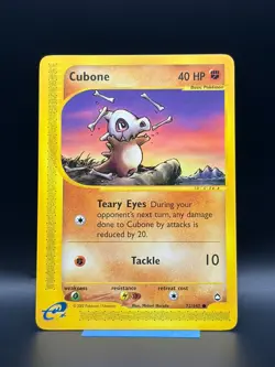 Cubone 72/147 Non Holo Aquapolis NM 2002 Pokemon TCG - Image 1