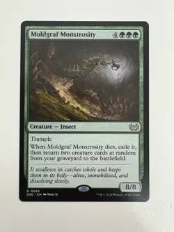 Moldgraf Monstrosity MTG Magic the Gathering Card NM Near Mint DSC - Image 1