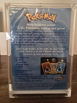 [Top Deck] Pokemon Blackout Theme Deck Sealed WOTC Factory Sealed Box w/ Acrylic - Image 2