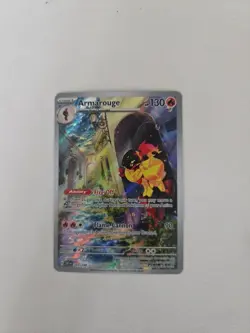 Full Art Armarouge 203/198 Illustration Rare Pokemon Holo Near Mint - Image 1
