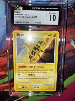 Pokemon TCG Elekid Diamond & Pearl 48/130 CGC 10 GEM MINT POP 11 - Image 2