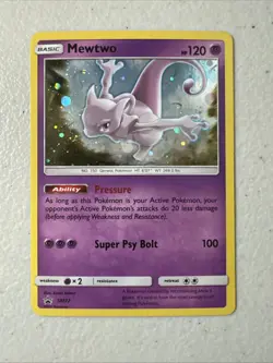 Mewtwo - SM77 Holo Promo Sun & Moon Promo Pokemon Lightly Played - Image 1